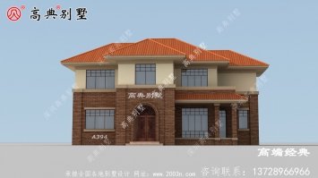 赤壁市二层别墅 设计图纸 及户型图 ，供您选择 。