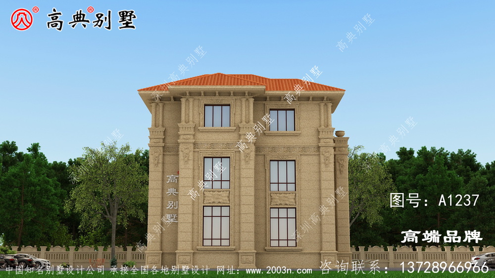 130平米小别墅设计图能建一栋这样的别墅足够了