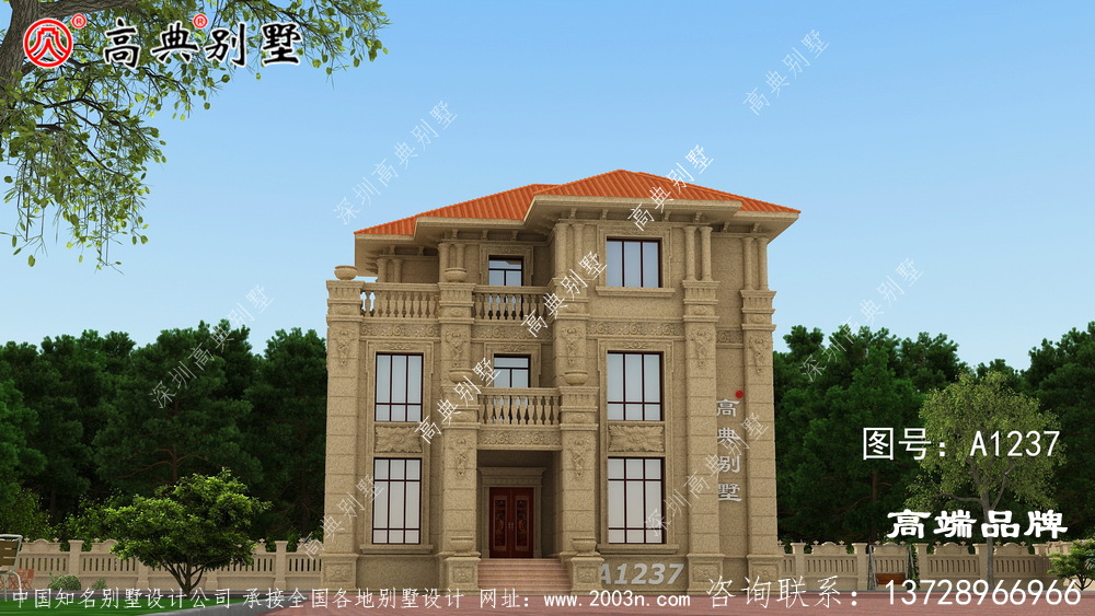 130平米小别墅设计图能建一栋这样的别墅足够了