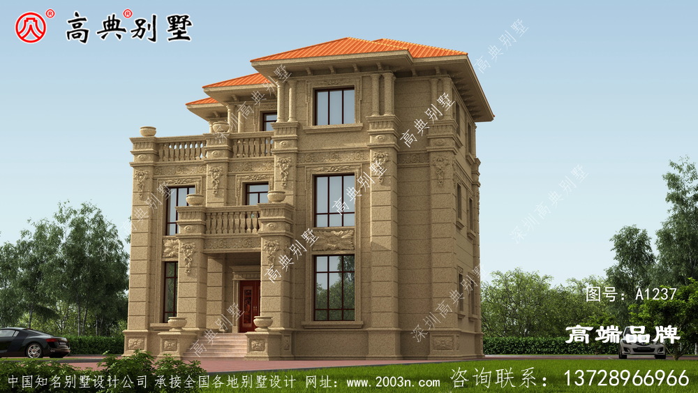 130平米小别墅设计图能建一栋这样的别墅足够了