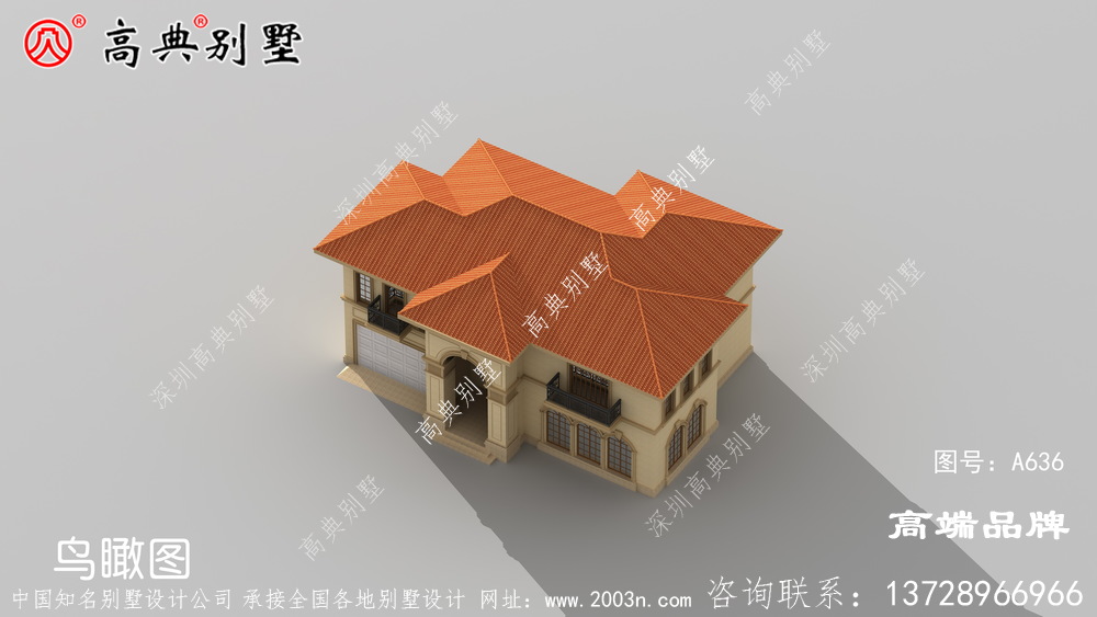 自建两层别墅设计上下非常方便