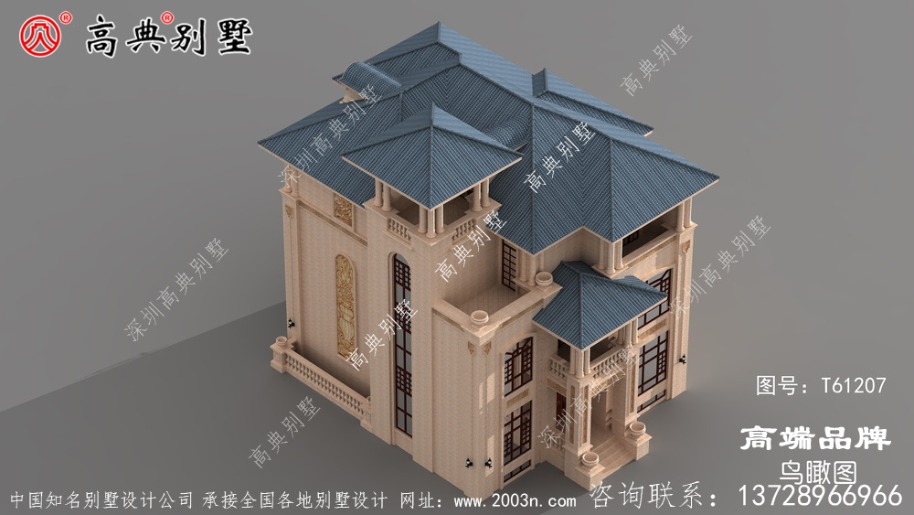 超简约的欧式石材别墅，整体设计简单实用