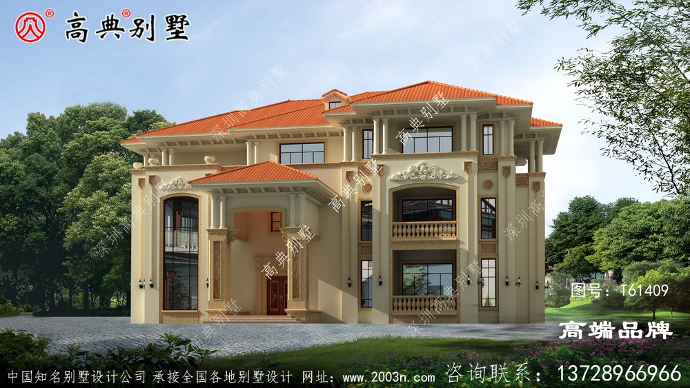 农村这样的豪宅还真的没有几个人建的起